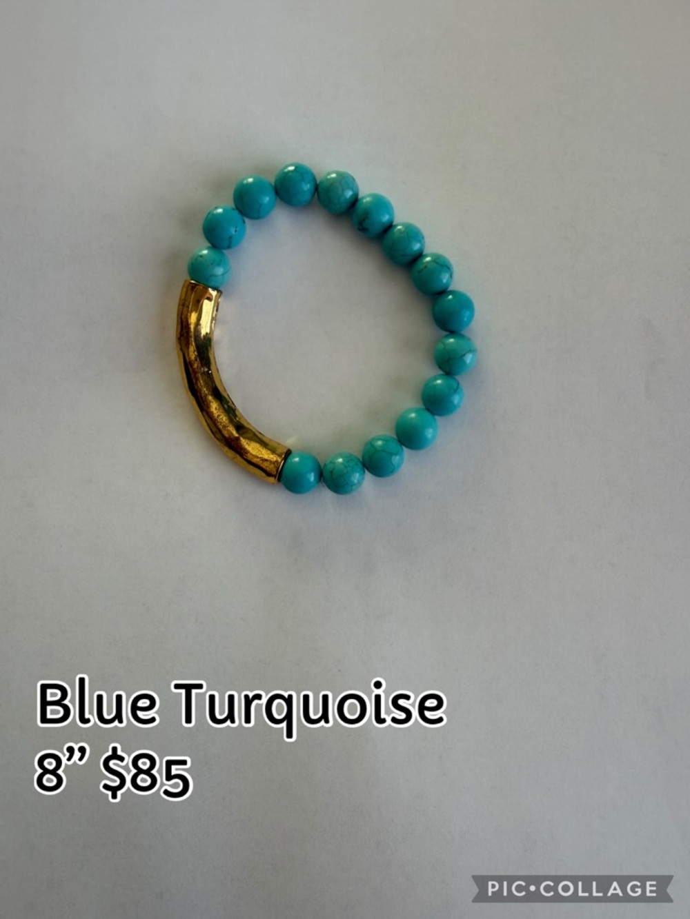 Bombshell beads bracelet